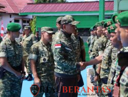 Menhan RI Tinjau Yonif TP 898/PC Bersama Pangdam XIX Tuanku Tambusai, Tegaskan Disiplin dan Loyalitas Prajurit