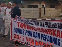 Dua Tahun Menanti, Atlet PON Riau Turun ke Jalan! Bonus Tak Kunjung Lunas, Aksi Donasi Jadi Tamparan untuk Pemprov
