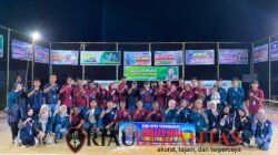 KKN UMRI dan Universitas Pahlawan Bersinergi Sukseskan Semi Open Tournament Kades Puga Cup IV di Pulau Gadang