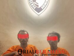Dua Pria Pelaku Sabu Diamankan Opsnal Polsek Pinggir