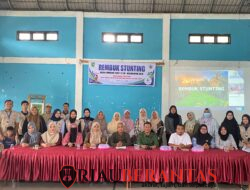 KKN UMRI Kelompok 150 Berpartisipasi dalam Rembuk Stunting dan Pelayanan Posyandu Desa Lambang Sari I,II,III