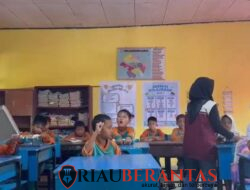 KKN UMRI 136 Dorong Budaya Literasi Siswa UPT SDN 005 Ganting Damai