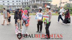 Polantas Karib Hadir di CFD Pekanbaru, Kehadiran Polisi Disambut Hangat Masyarakat