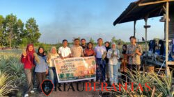 HIPMI PT UNRI Dorong UMKM Nenas Rimbo Panjang Naik Kelas