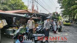 Jaga Stabilitas Harga, Polsek Limapuluh Pantau Pasar Kecil Jalan Hang Jebat