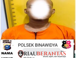 Polsek Binawidya Ungkap Kasus Penganiayaan, Satu Tersangka Diamankan di Dumai