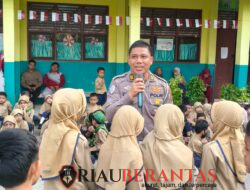 Polantas Karib Sambangi SD Muhammadiyah 3, Edukasi Keselamatan Berlalu Lintas dan Tanamkan Kepedulian Lingkungan Sejak Dini