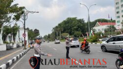 Akhir Pekan, Polantas Karib Intensifkan Patroli di Jalan Protokol dan Jalur Tol Riau