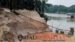 Pasca Penyegelan, Tambang Galian C Diduga Ilegal Kembali Muncul di Kampar