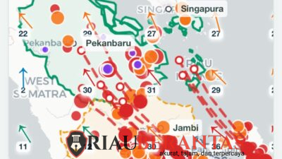 Polda Riau Intensifkan Penanganan Karhutla, 313 Hotspot Terdeteksi di Wilayah Riau