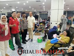 Rayakan HUT IKPI, Aksi Sosial di Pekanbaru Berhasil Kumpulkan 444 Kantong Darah