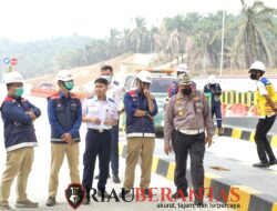 Ditlantas Polda Riau Tinjau Kesiapan Open Traffic Tahap 2, Pastikan Akses Tol Aman bagi Pengguna Jalan