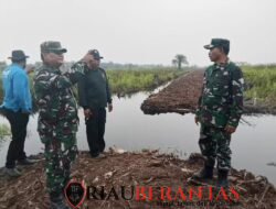 Tim Mabes TNI Tinjau Kanal dan Embung, Kodim 0321/Rohil Perkuat Kesiapsiagaan Karhutla