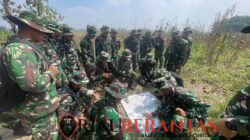 Puslatpur Kodiklatad Perkuat Pengamanan Daerah Latihan Lewat Patroli Rutin