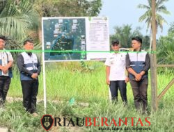Mahasiswa KKN 145 UMRI Sosialisasikan Peresmian Denah Kelurahan Pangkalan Kasai