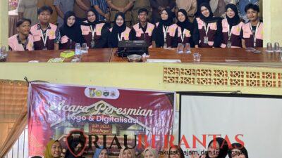 PROKER UTAMA KKN 118 UMRI: DINILAI PALING KREATIF, RESMIKAN BRANDING DAN DIGITALISASI BUMDESA BINA NEGERI DESA GUNUNG SAHILAN