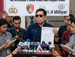Aliansi Jurnalis Anti Rasuah Resmi Laporkan Proyek Rp.1,4Miliyar SMAN 2 Enok ke Krimsus Polda Riau dan Kejati Riau