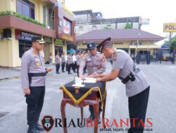 Kapolresta Pekanbaru Pimpin Pelantikan Kabag Ren dan Sertijab Kasat Samapta Serta Kapolsek Kulim