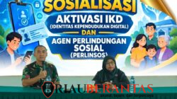 Kodim 0321/Rohil Bekali Babinsa Aktivasi IKD dan Perlindungan Sosial