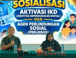 Kodim 0321/Rohil Bekali Babinsa Aktivasi IKD dan Perlindungan Sosial