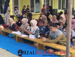 Mahasiswa KKN 145 UMRI Gelar Perlombaan Maulid Nabi di Masjid Nurul Huda
