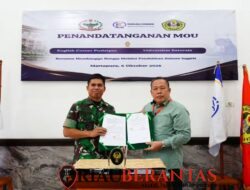 Perkuat Pendidikan Bahasa Inggris, Puslatpur Kodiklatad Jalin MoU dengan Unbara
