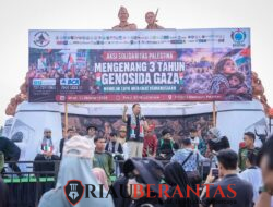 Markarius Anwar Bersama Ribuan Massa, Rawat Solidaritas untuk Palestina