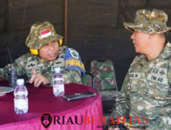 Pastikan Latihan Sesuai Rencana, Danpuslatpur Tinjau Langsung Latbakjatrat Armed