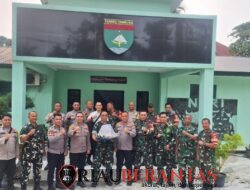 Perkuat Sinergitas TNI-Polri, Dua Kapolsek di Pekanbaru Sambangi Koramil 03/Senapelan