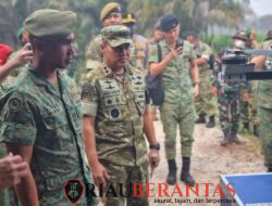 Pangdam XIX/Tuanku Tambusai dan Delegasi Singapore Army Tinjau Inovasi Penanggulangan Karhutla di Kampar