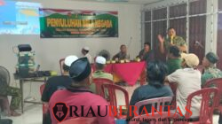 Wujudkan Ketahanan Wilayah, Satgas TMMD ke-130 Kodim 0314/Inhil Gelar Penyuluhan Bela Negara di Keritang