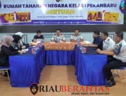 Rutan Pekanbaru Terima Kunjungan Ombudsman, Erwin Siregar Tegaskan Komitmen Pelayanan Prima