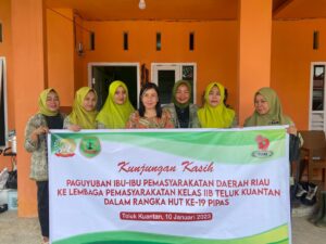 Kunjungan Kasih Pipas Pada Lapas Kelas IIB Teluk Kuantan