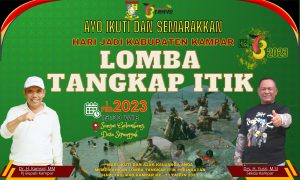 Memeriahkan Hari Jadi Kabupaten Kampar Ke 73, Pemkab Kampar Adakan lomba Tangkap Belut dan Tangkap Itik